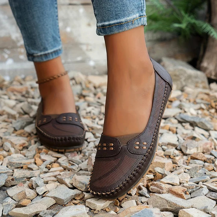 Mocassins Orthopédiques À Enfiler Femme | Décontracté