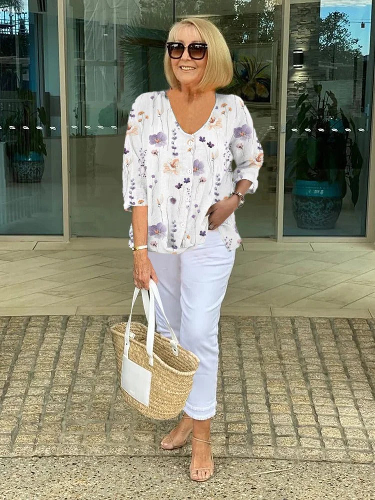 Blouse Florale Femme | Été