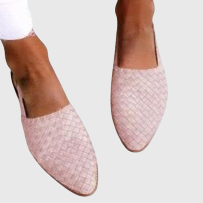 Mocassins Tressés À Enfiler Femme | Élégant