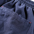 Short homme décontracté à cordon de serrage taille élastique minimaliste