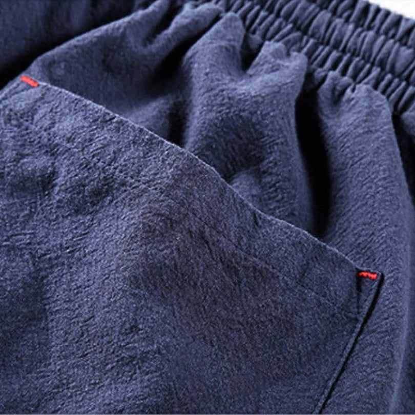Short homme décontracté à cordon de serrage taille élastique minimaliste