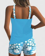 Ensemble Tankini Haut Et Short Imprimé Femme | Imprimé