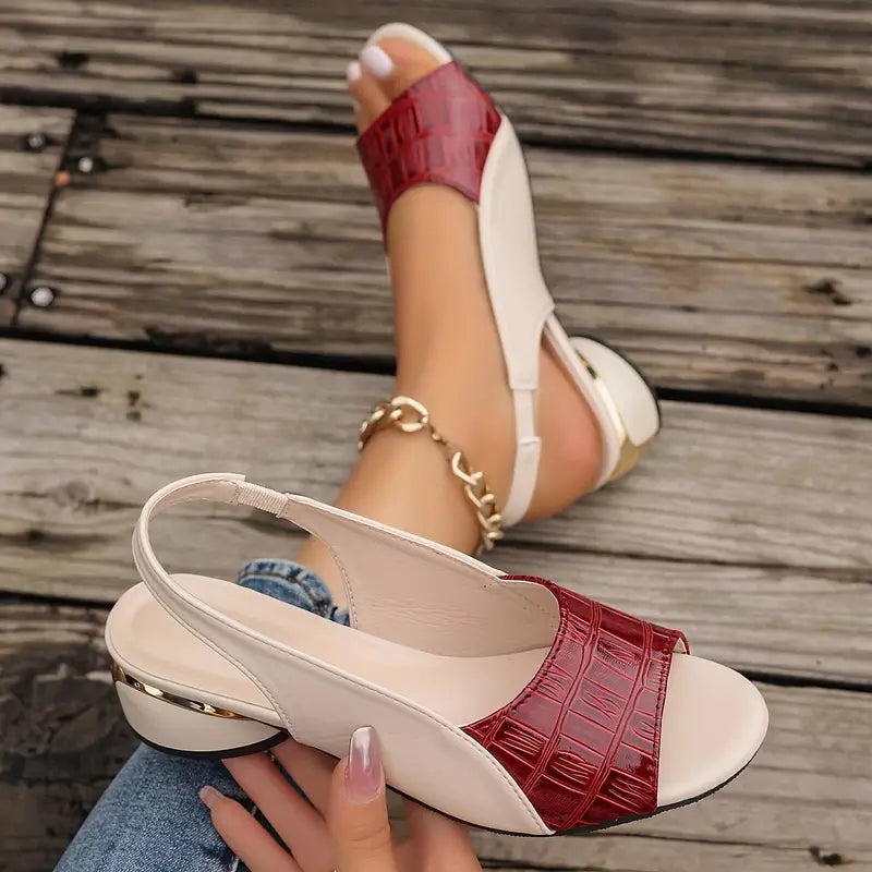 Escarpins Slingback Femme | Talon Carré