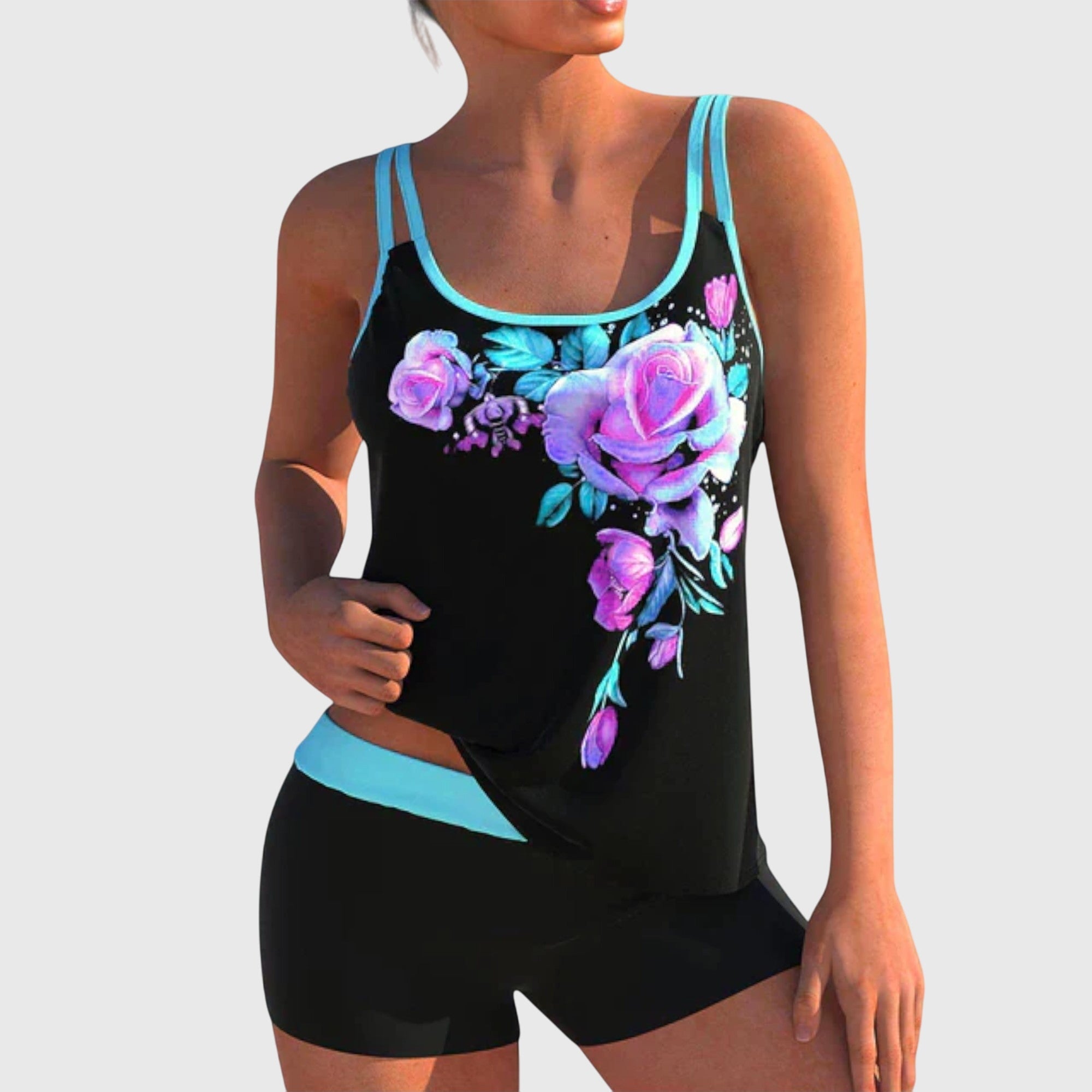 Ensemble Tankini Et Short Imprimé Femme | Floral