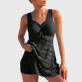 Robe De Bain Une Pièce Froncée Femme | Froncé