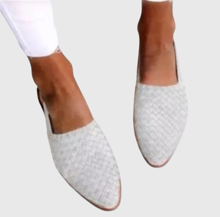 Mocassins Tressés À Enfiler Femme | Élégant