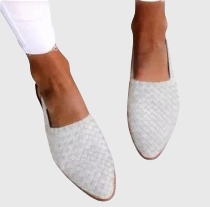 Mocassins Tressés À Enfiler Femme | Élégant