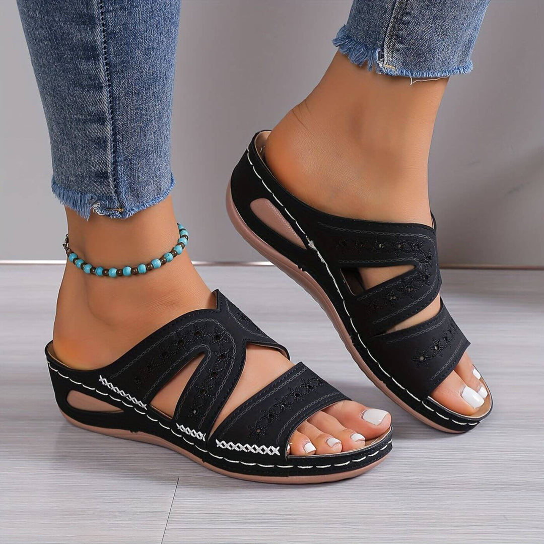 Sandales Orthopédiques Femme | Compensées