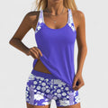 Ensemble Tankini Haut Et Short Imprimé Femme | Imprimé
