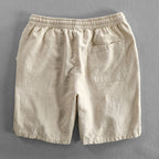Short homme décontracté à cordon de serrage taille élastique minimaliste