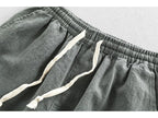 Short homme décontracté à cordon de serrage taille élastique minimaliste