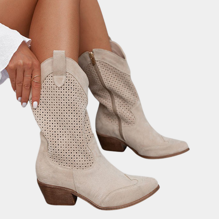 Bottes Cowboy Femme | Talon Carré