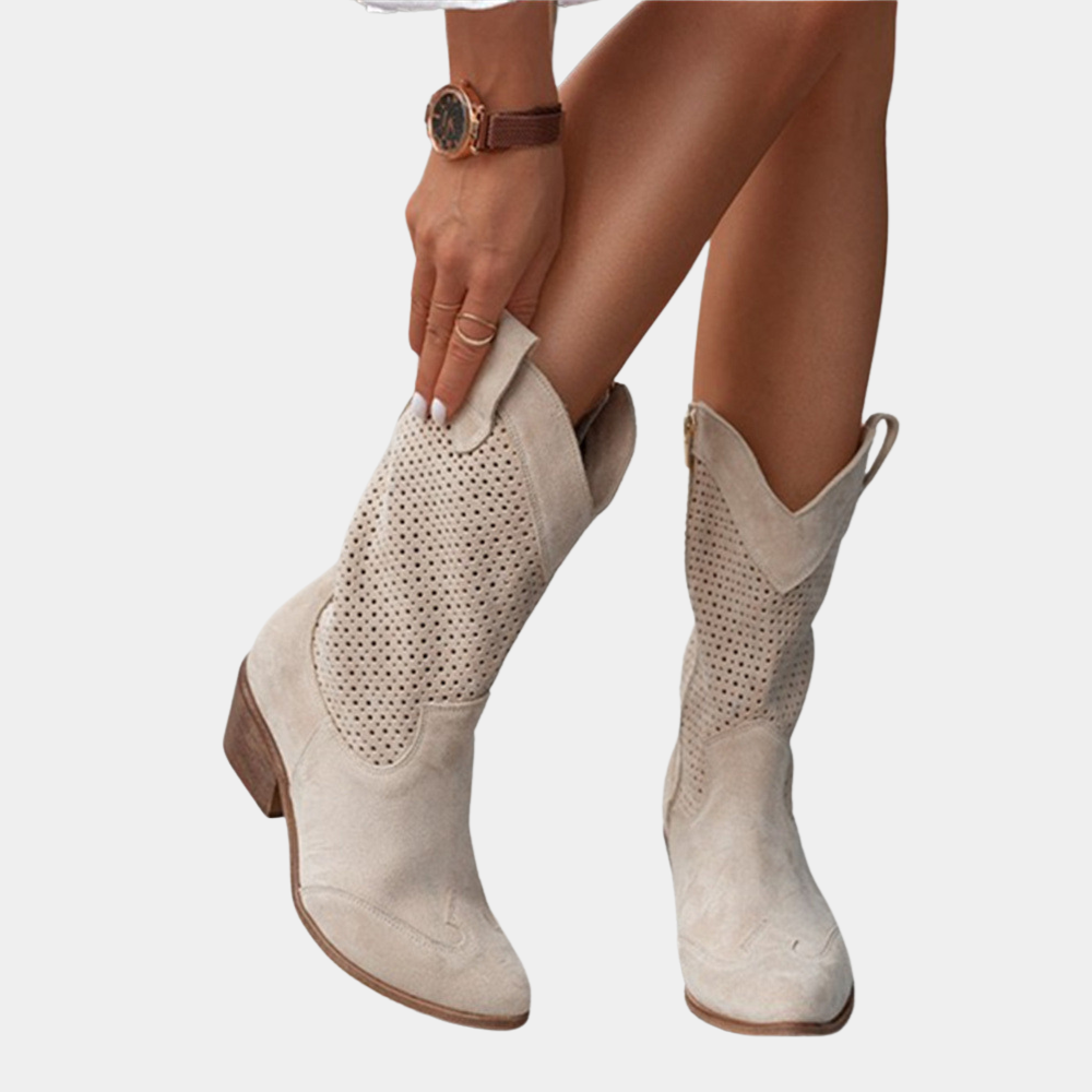 Bottes Cowboy Femme | Talon Carré