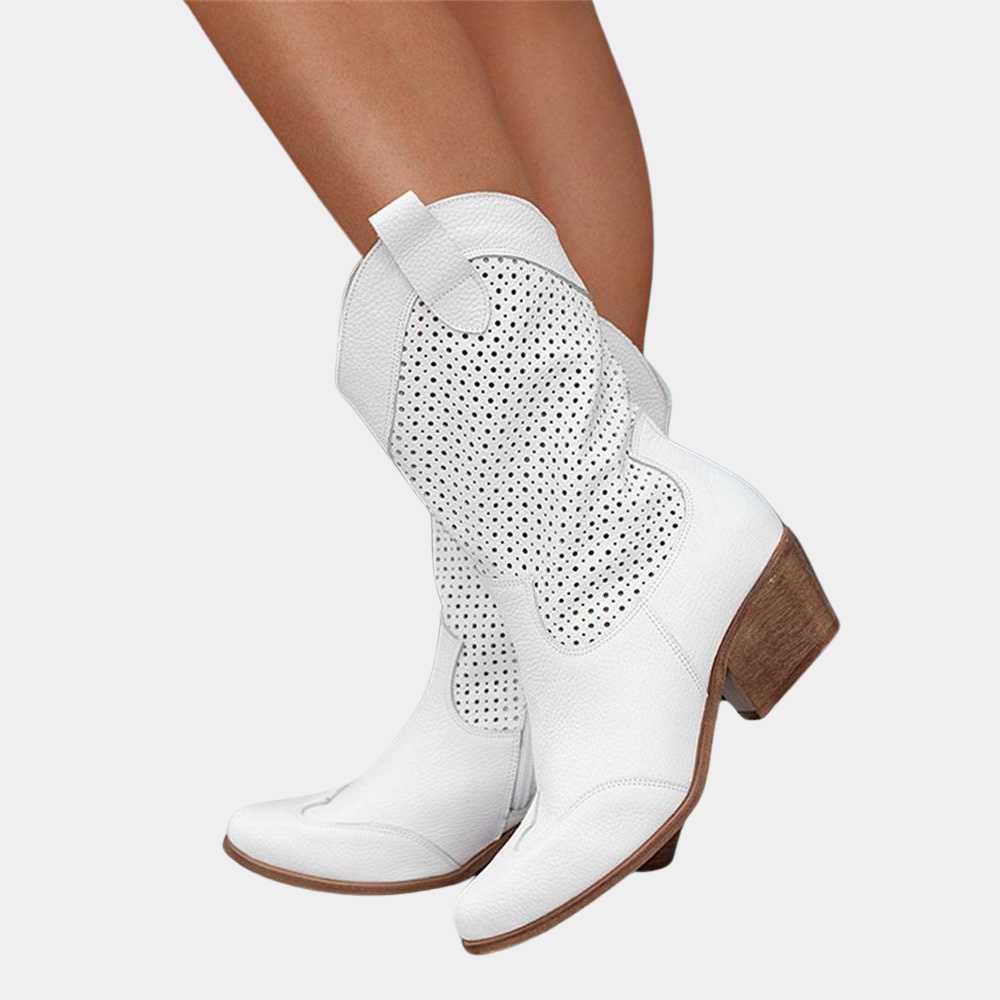Bottes Cowboy Femme | Talon Carré
