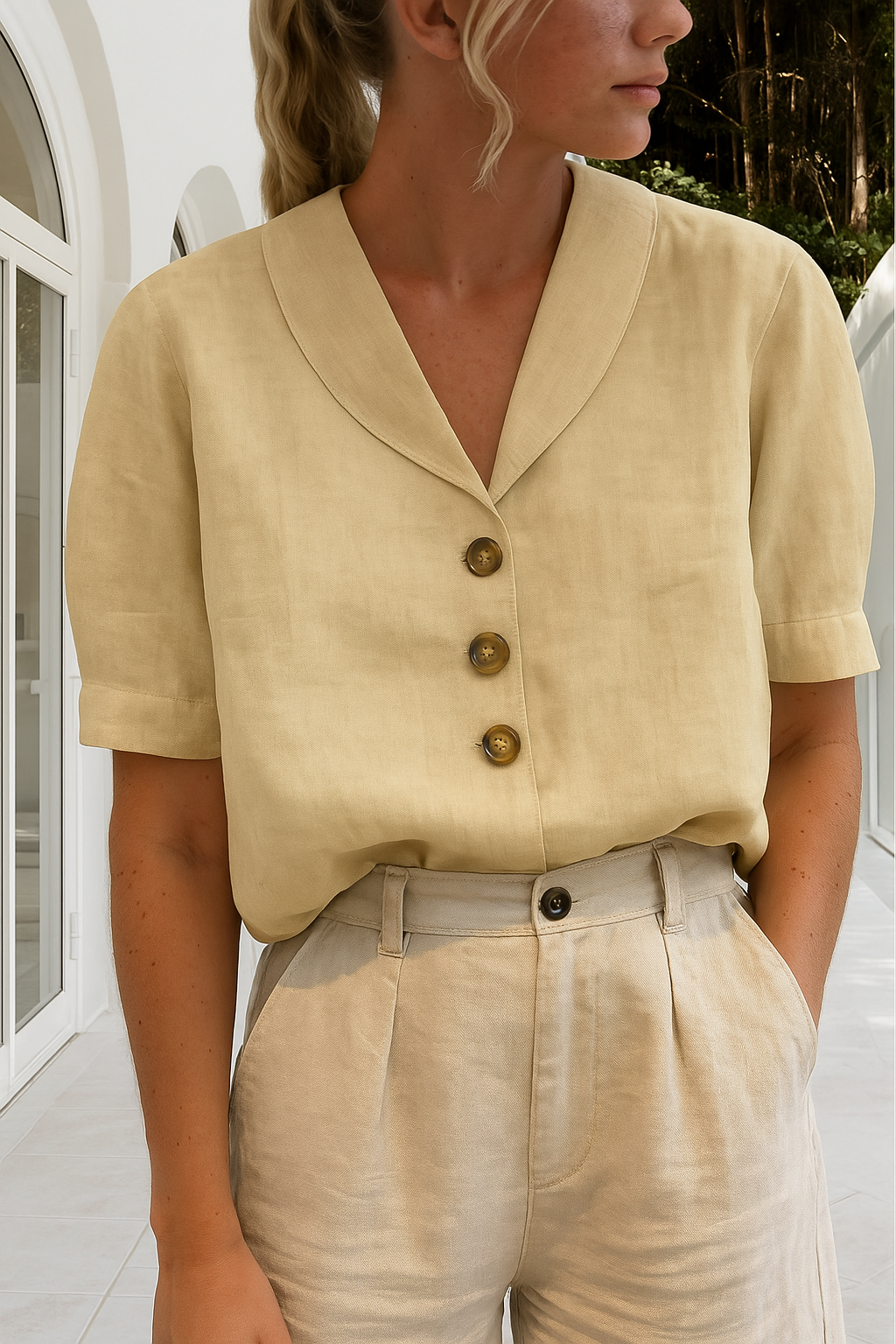 Blouse Décontractée Femme | Chemise Boutonnée