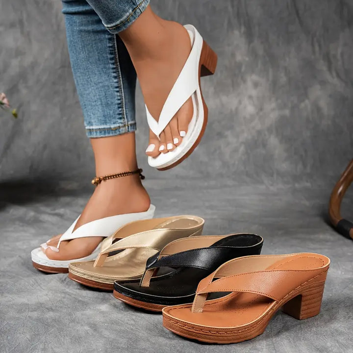Sandales À Talon Femme | Talon Carré