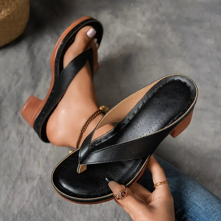 Sandales À Talon Femme | Talon Carré