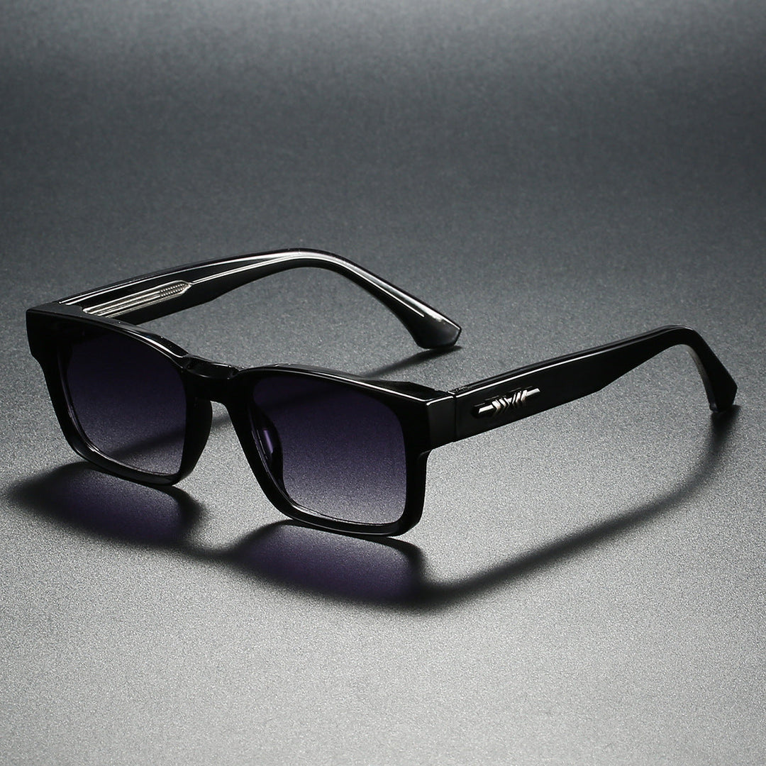 Lunettes de soleil homme polarisées carrées style décontracté