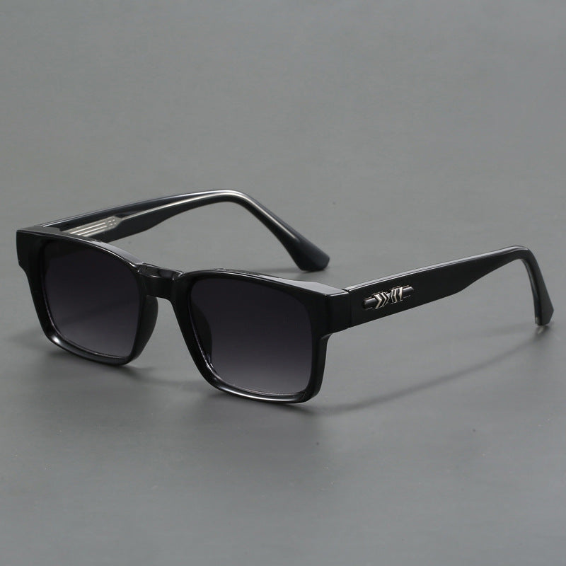 Lunettes de soleil homme polarisées carrées style décontracté