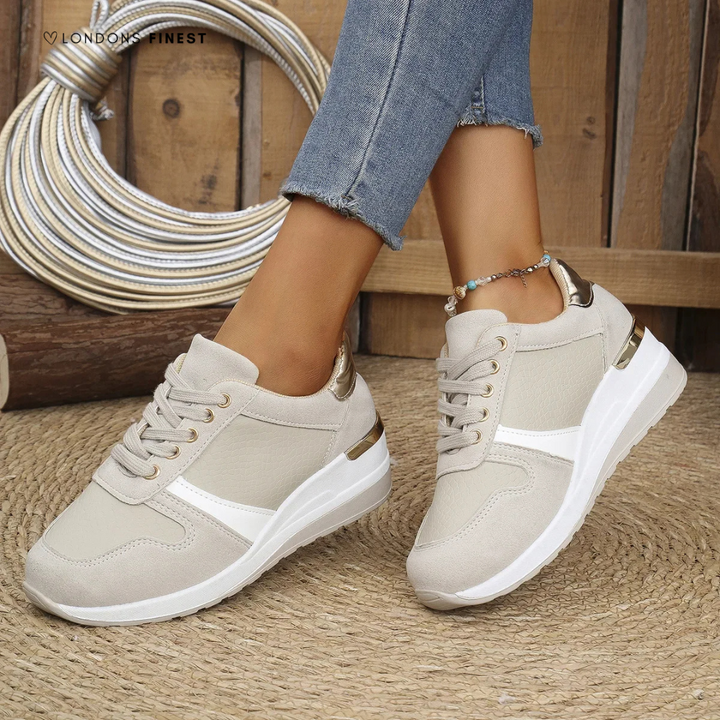 Baskets Plateforme Décontractées Femme | À Lacets