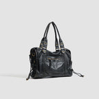 Sac femme grande bandoulière avec fermeture éclair | Tressé