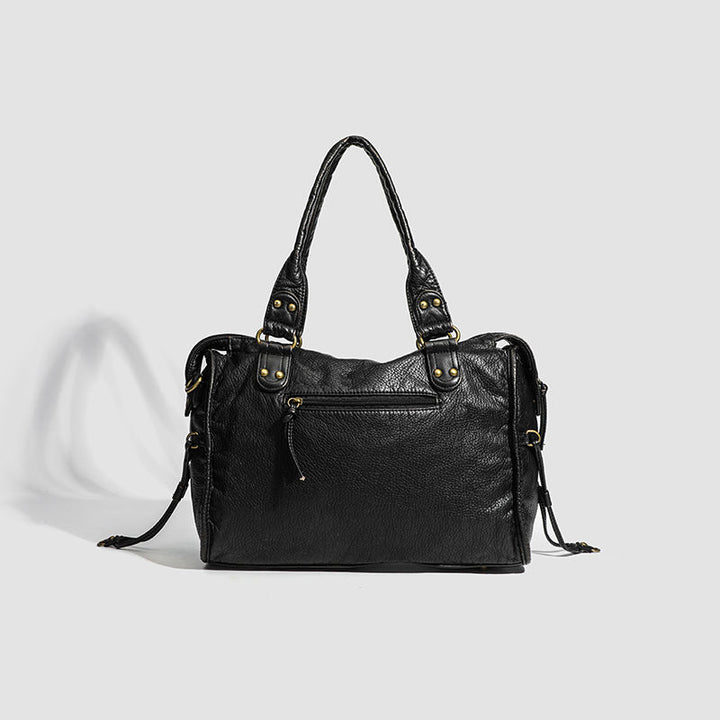 Sac femme grande bandoulière avec fermeture éclair | Tressé