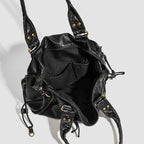 Sac femme grande bandoulière avec fermeture éclair | Tressé