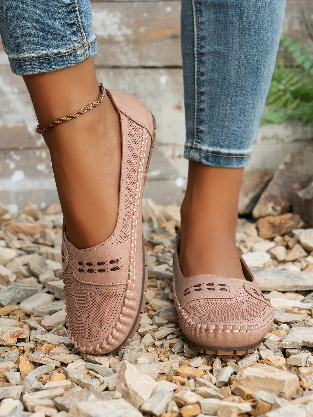Mocassins à enfiler femme | respirant