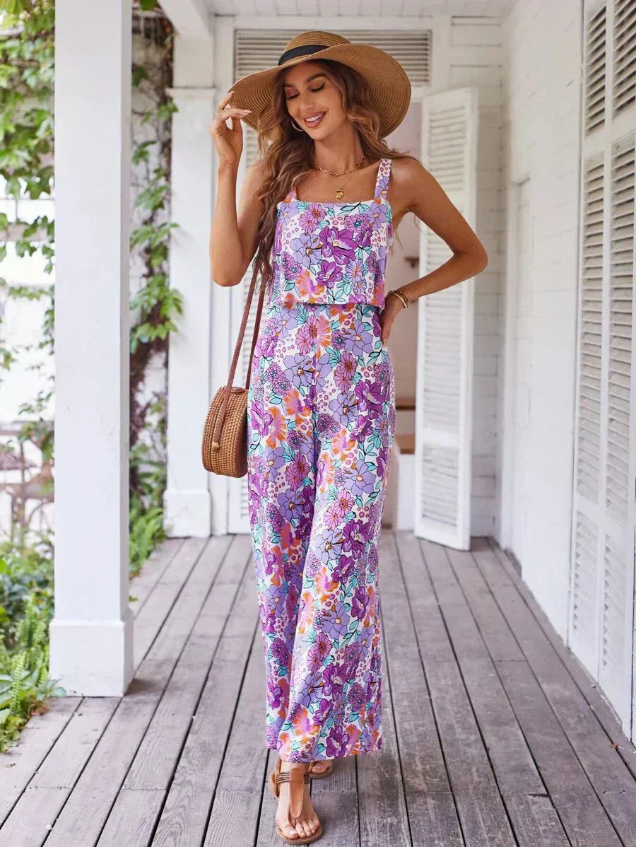 Ensemble Deux Pièces Floral Femme | Été