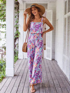 Ensemble Deux Pièces Floral Femme | Été