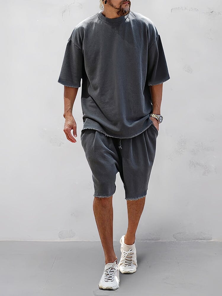 Ensemble D’été Ample Homme | Manches Courtes