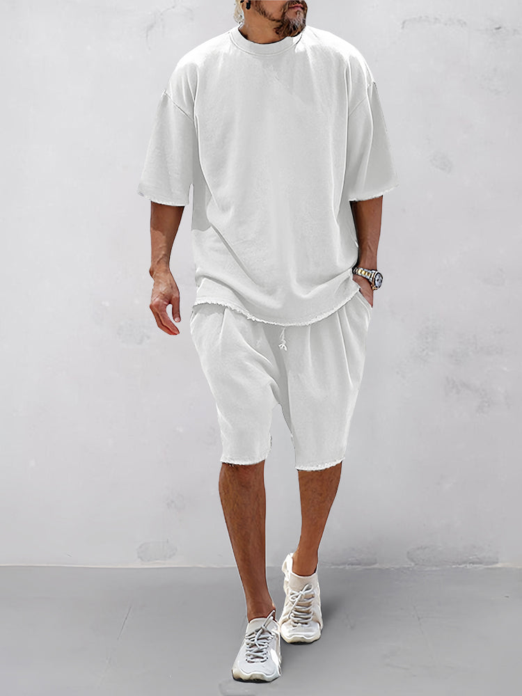 Ensemble D’été Ample Homme | Manches Courtes
