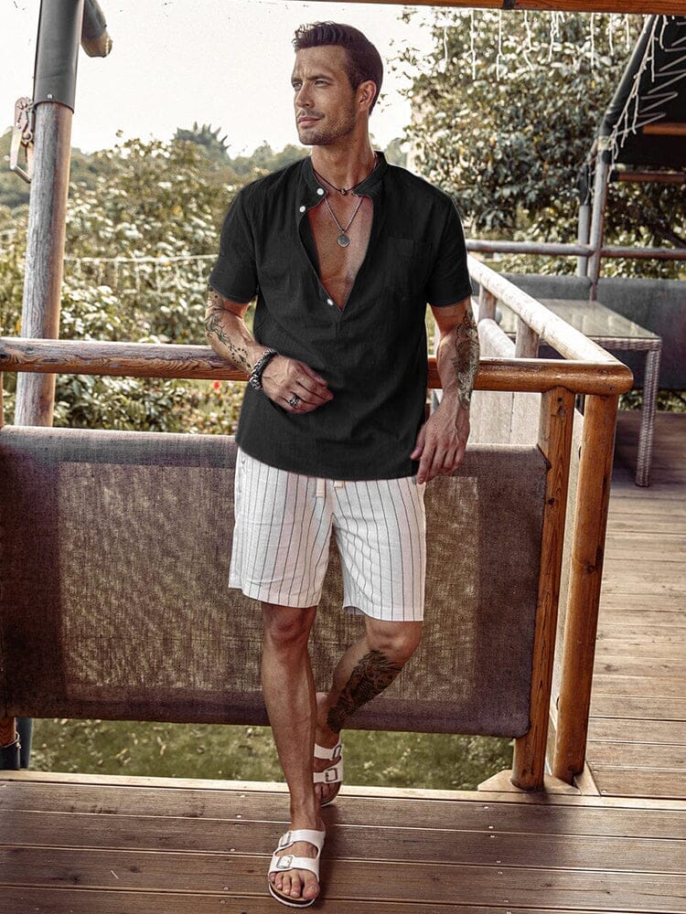 Chemise Manches Courtes Homme | Boutonnée