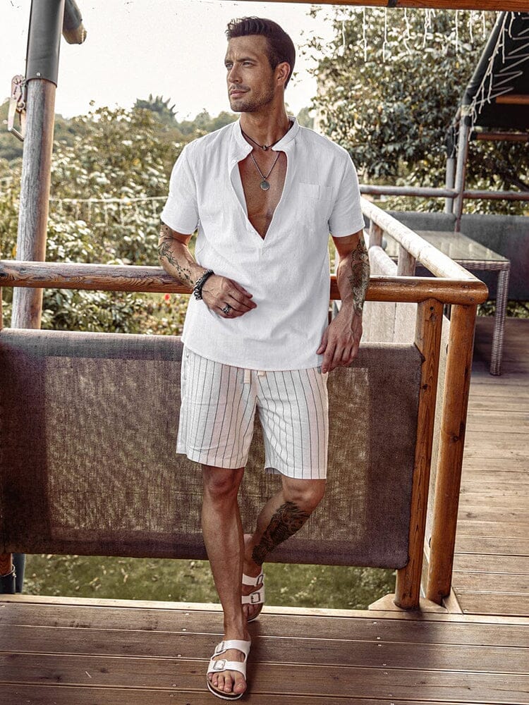 Chemise Manches Courtes Homme | Boutonnée