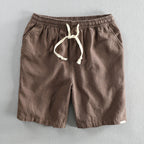 Short homme décontracté à cordon de serrage taille élastique minimaliste