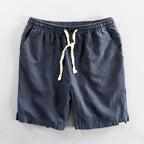Short homme décontracté à cordon de serrage taille élastique minimaliste