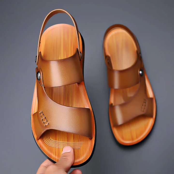 Sandales Bout Ouvert Homme | À Bride