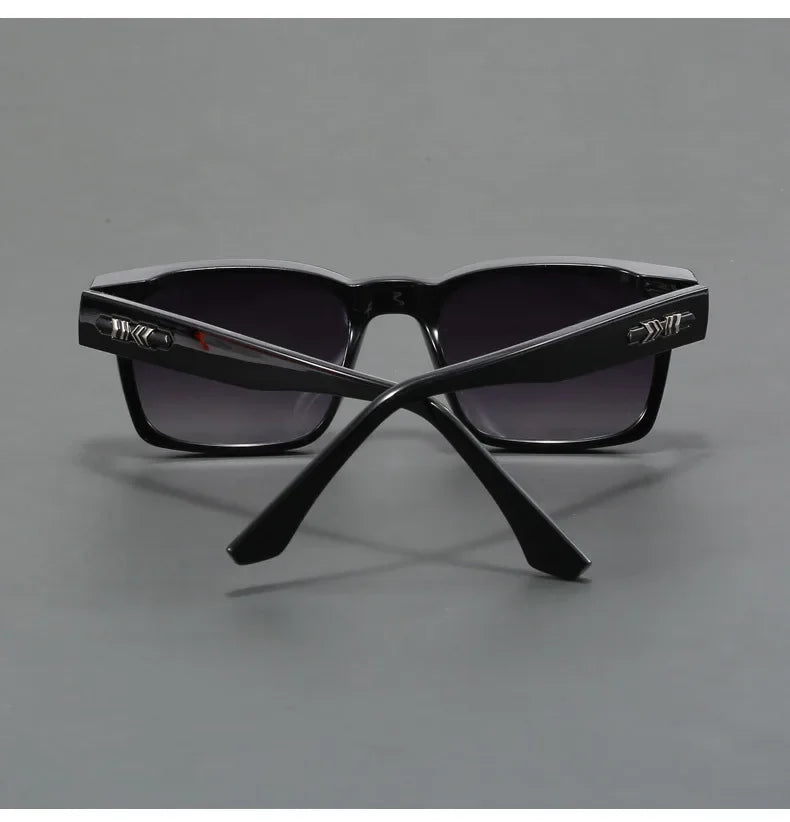 Lunettes de soleil homme polarisées carrées style décontracté