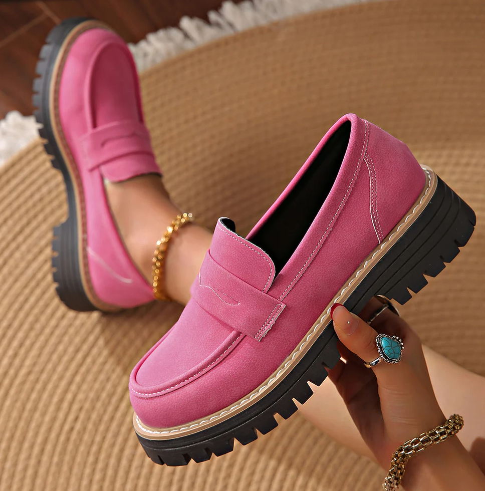 Mocassins à enfiler femme | plateforme