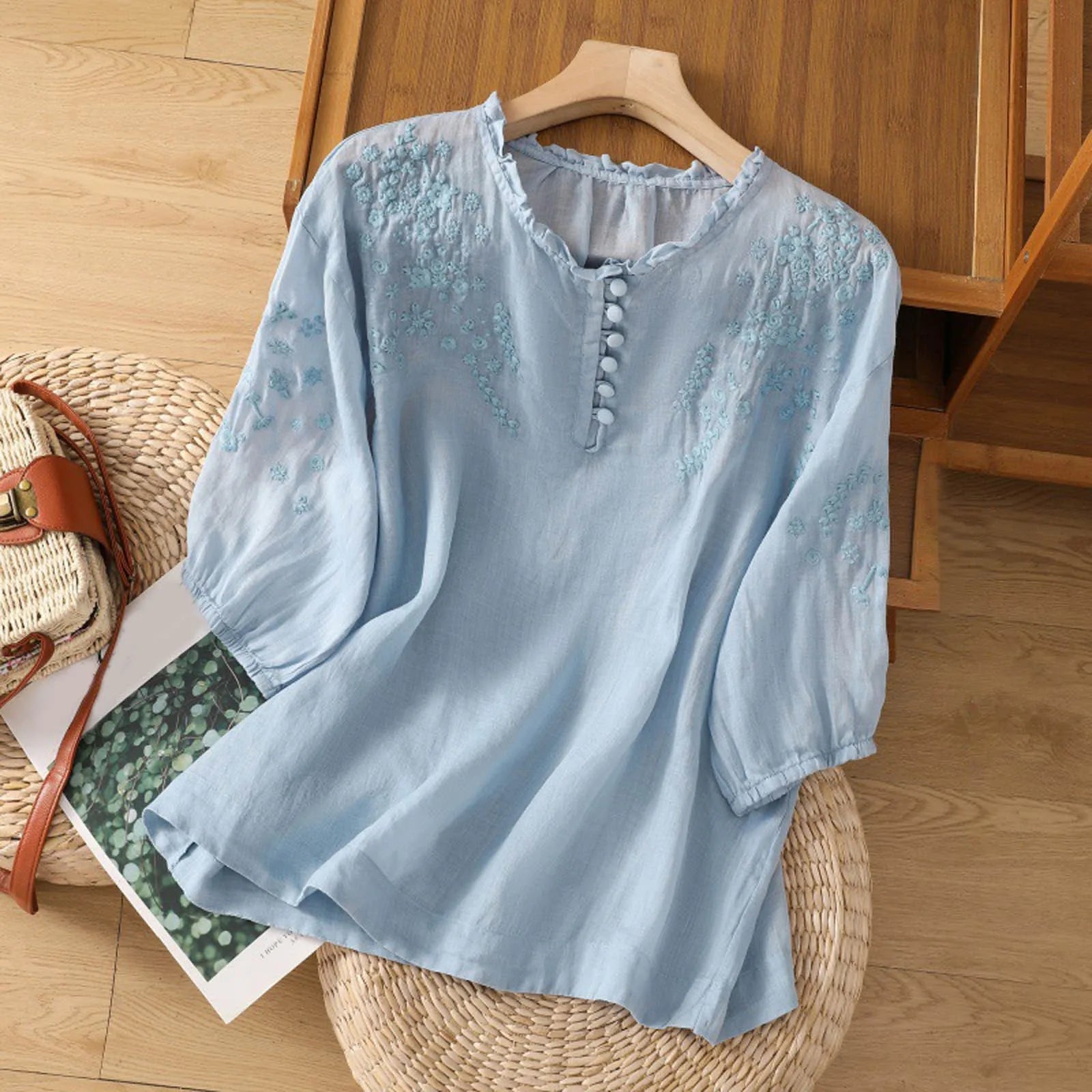 Blouse Manches Longues Femme | Été