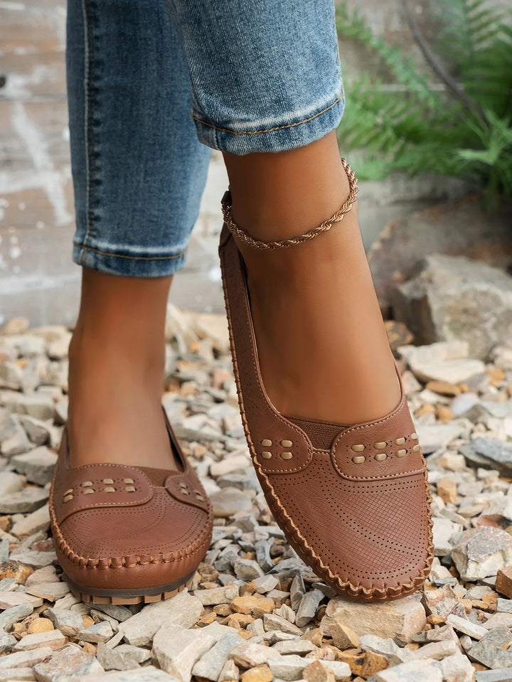 Mocassins à enfiler femme | respirant