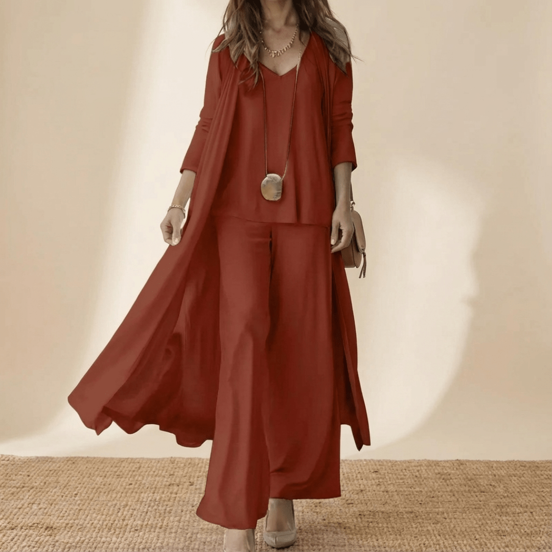 Ensemble Trois Pièces Ample Femme | Manches Longues