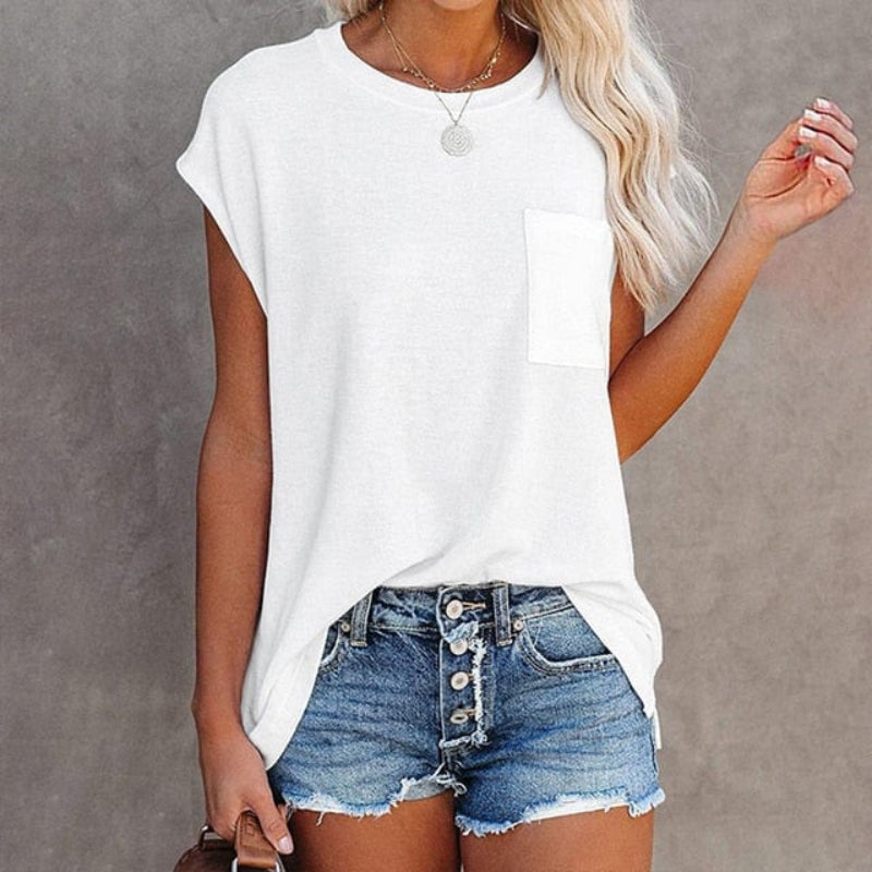 T-shirt Manches Courtes Femme | Uni