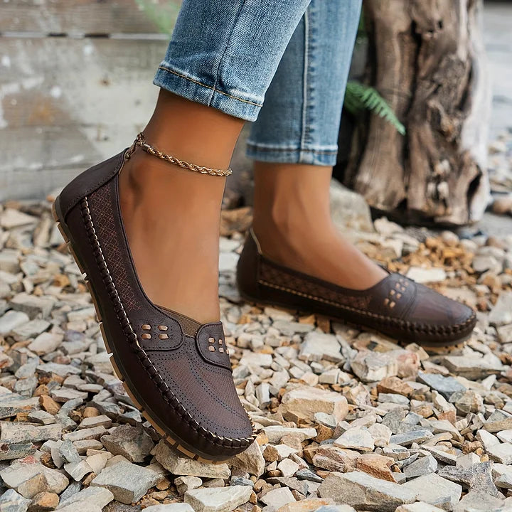 Mocassins Orthopédiques À Enfiler Femme | Décontracté