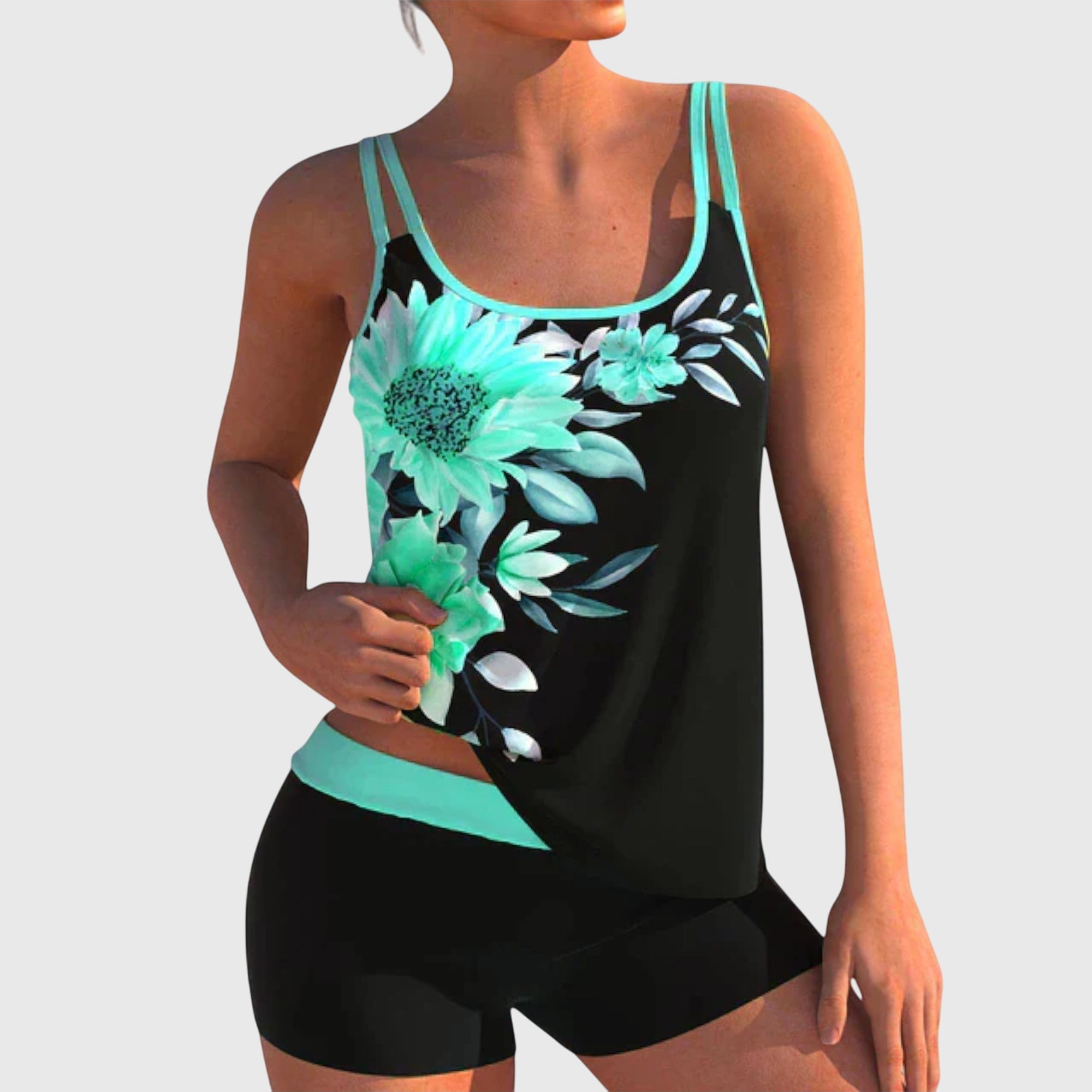Ensemble Tankini Et Short Imprimé Femme | Floral