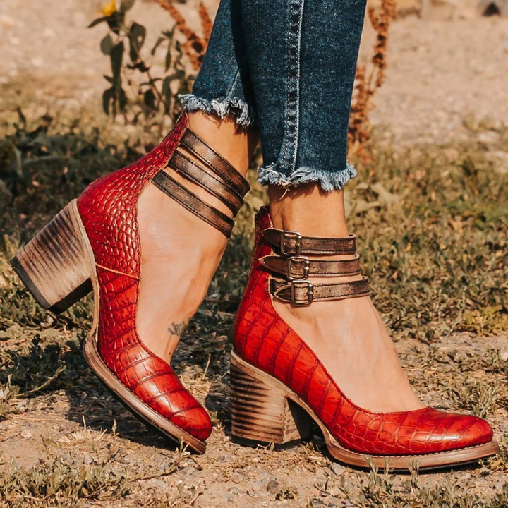 Bottes Cowboy Femme | Talon Carré