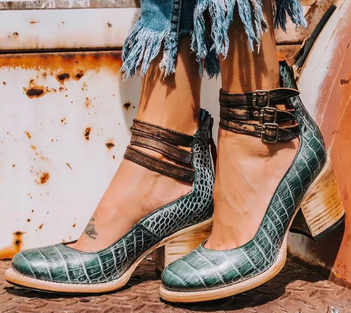 Bottes Cowboy Femme | Talon Carré