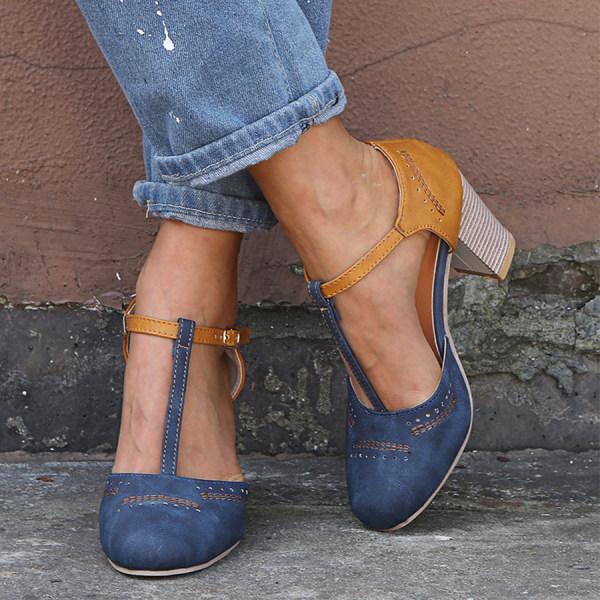 Chaussures Mary Jane À Talon Femme | Bloc
