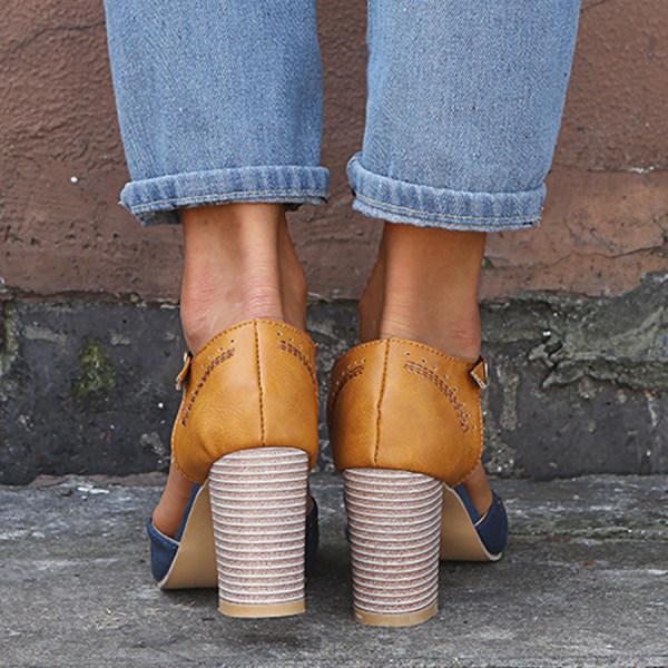Chaussures Mary Jane À Talon Femme | Bloc