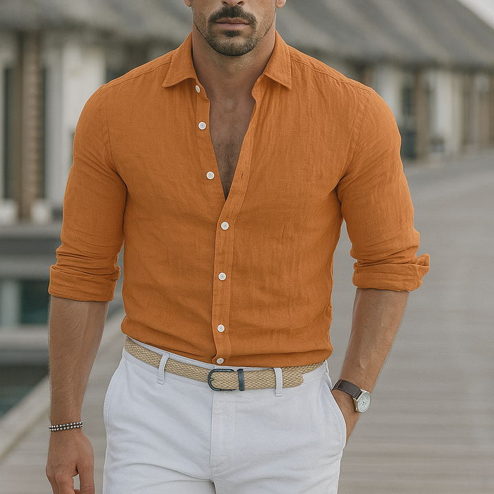 Chemise Boutonnée Homme | Manches Longues